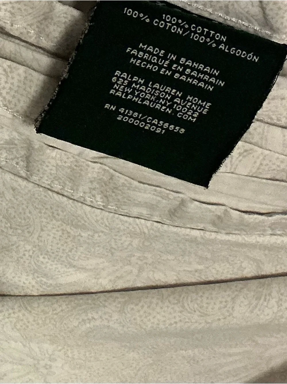 Ralph Lauren Flat Sheet